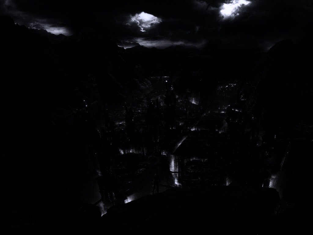 Таинственный город обои