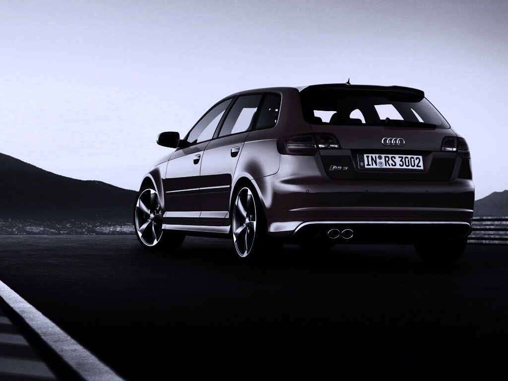 Audi модели RS3 сзади обои