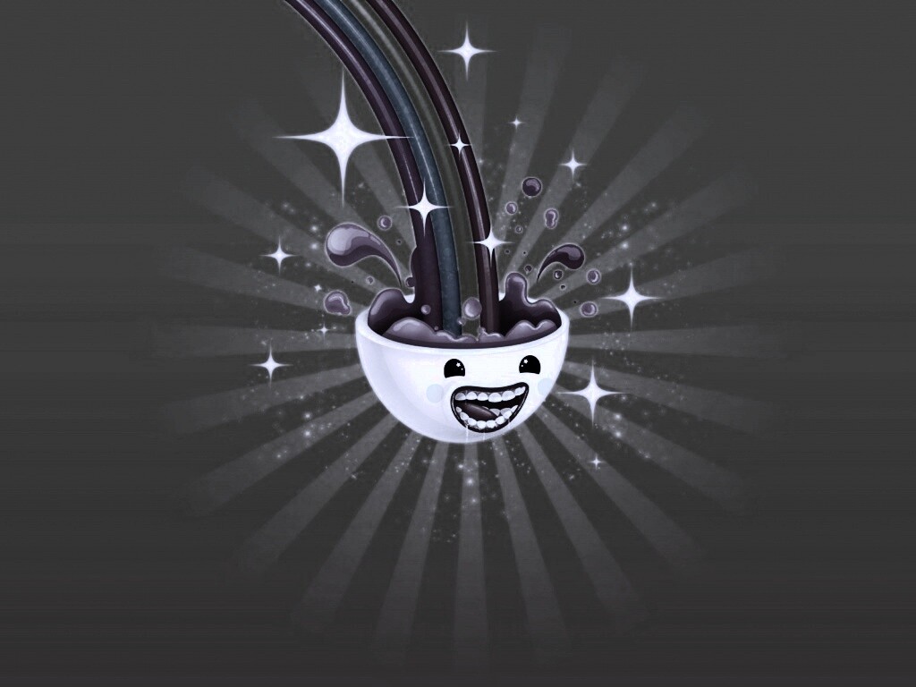 Радужные мозги обои