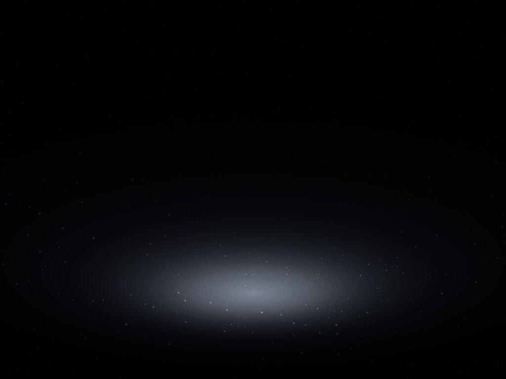 Свечение в ночном небе обои