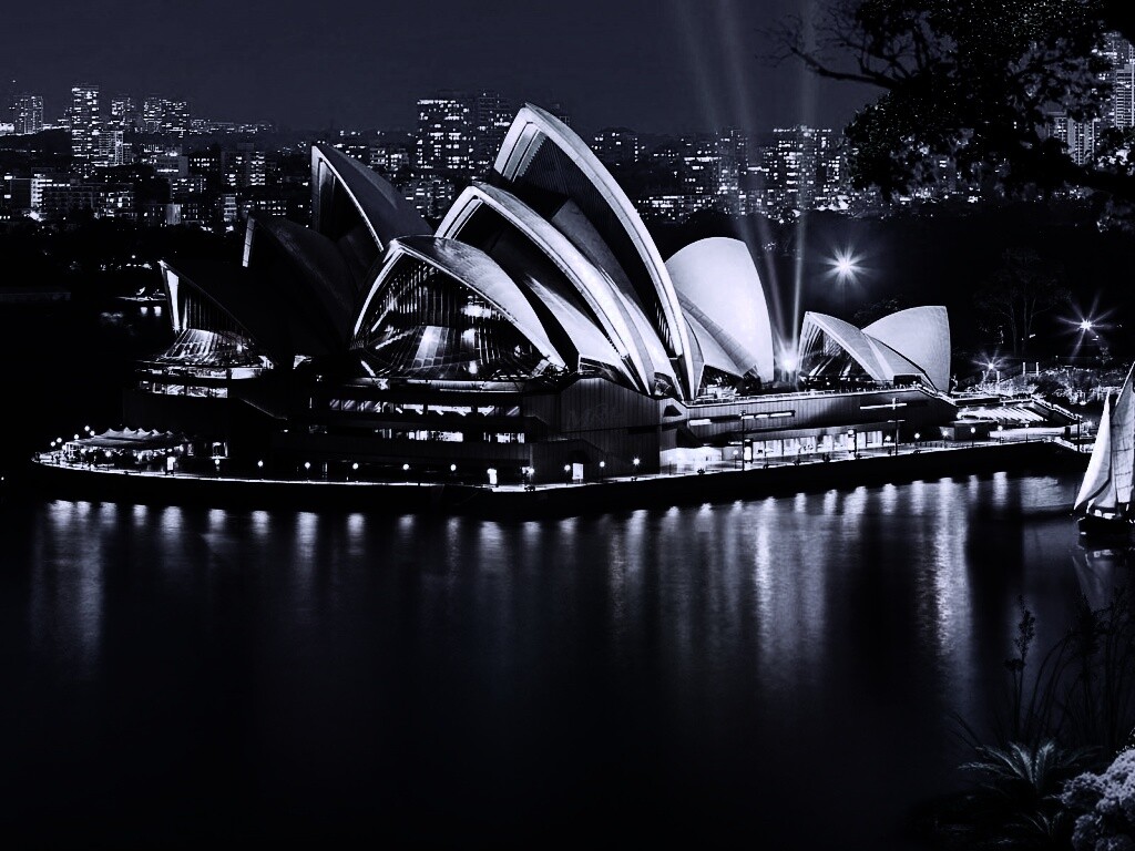 Здание оперного театра в Сиднее обои