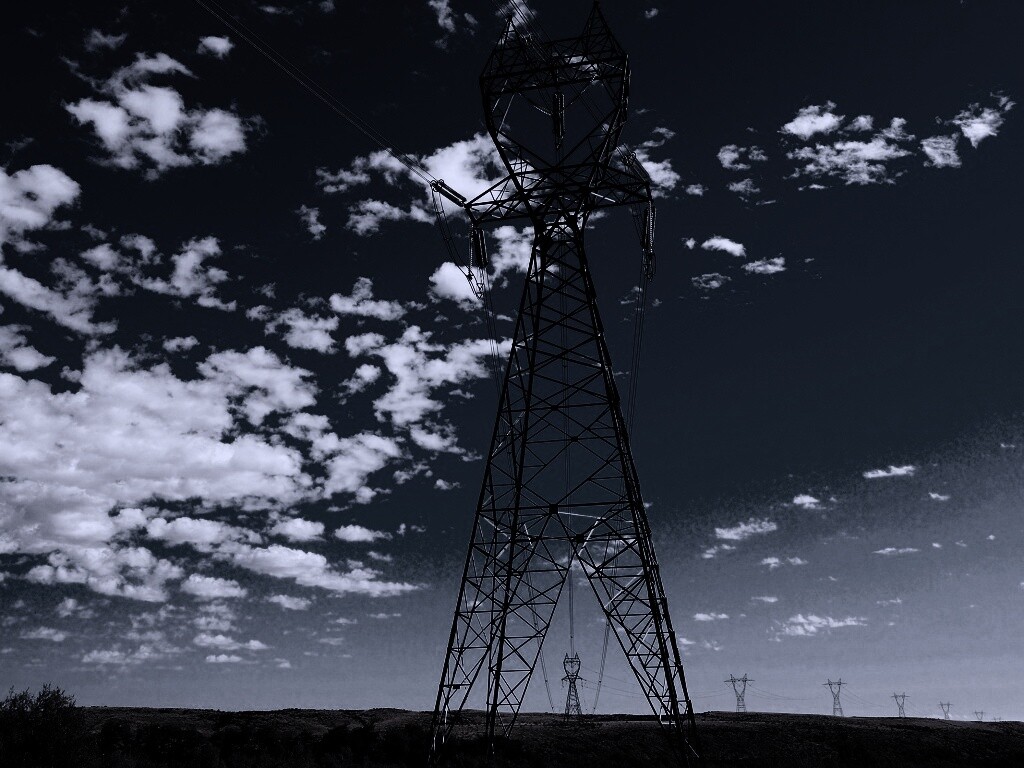 Линии электро передач обои