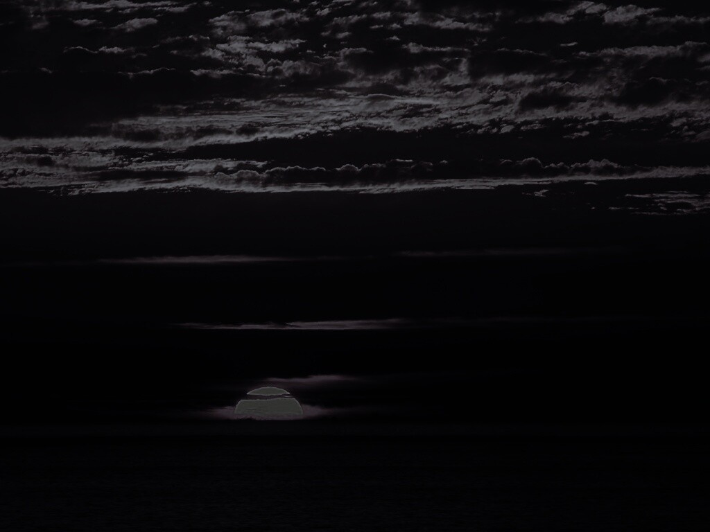 Закат в море обои