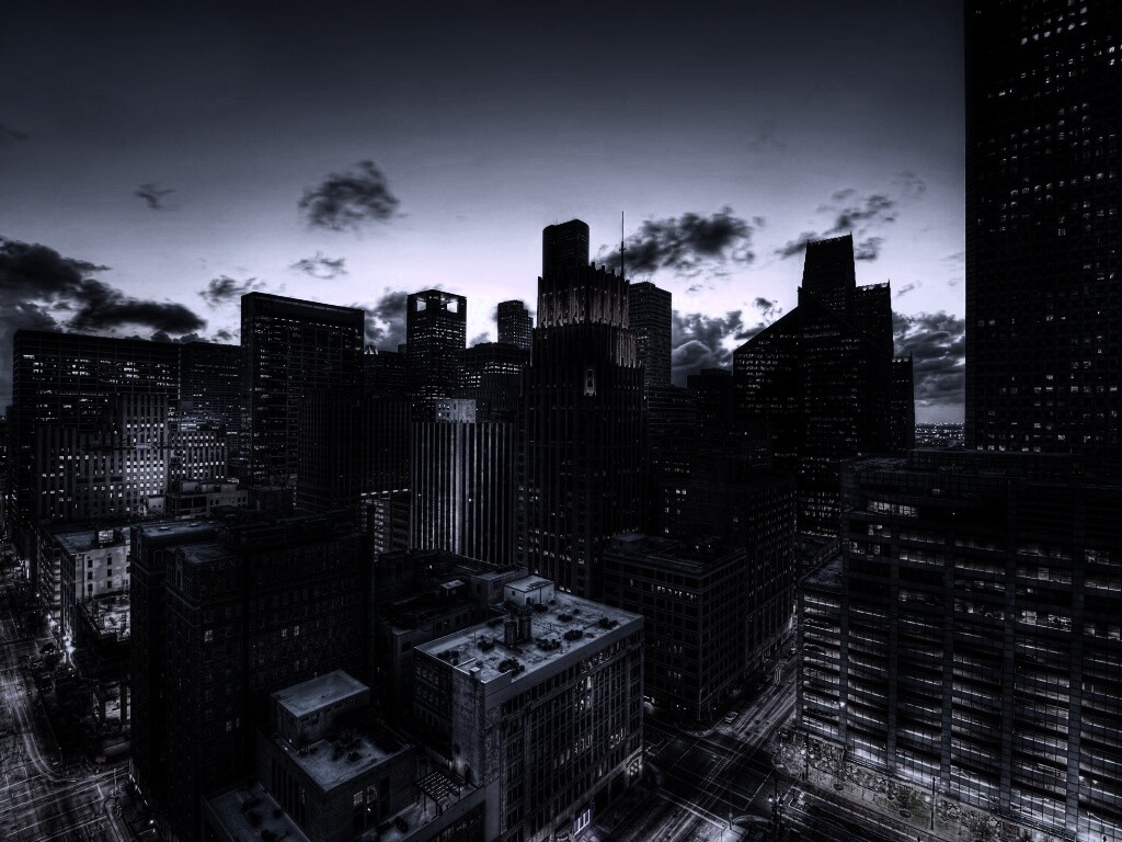 Бизнес-центр сверху обои