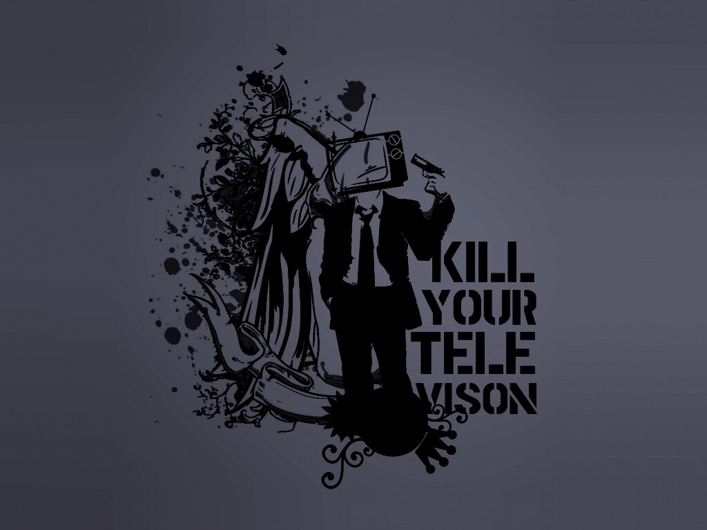 Убейте свой телевизор обои