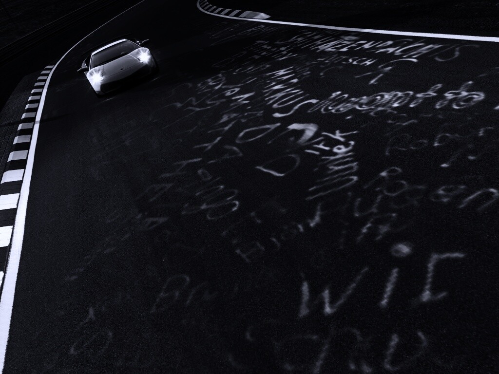 Lamborghini на треке в Grand Turismo 5 обои