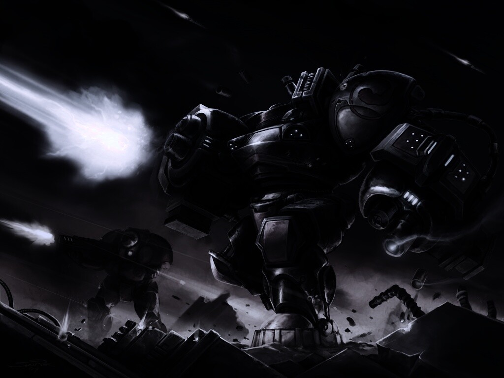 Терраны из StarCraft обои