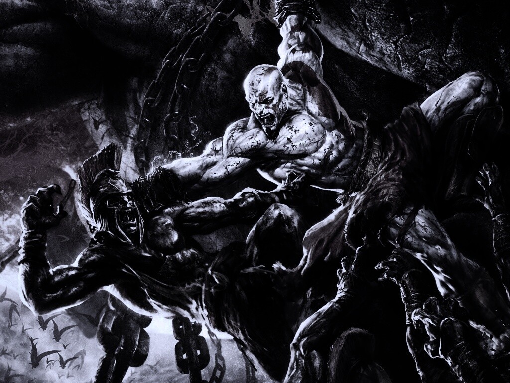 Бог войны обои