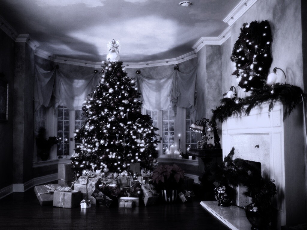 Подарки под ёлкой обои