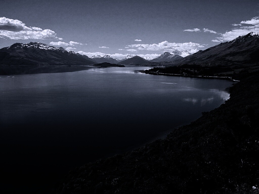 Горное озеро обои