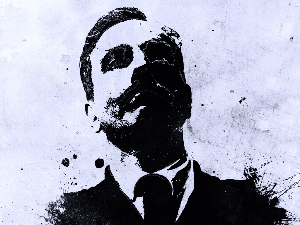 Мужчина в костюме обои