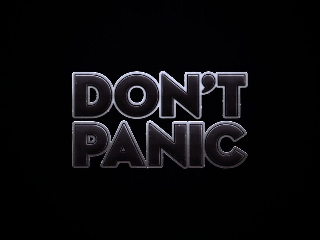 Не паникуй обои