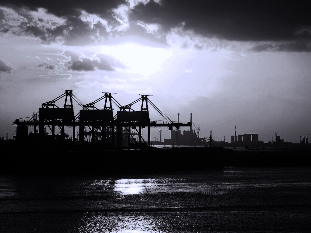 Грузовой порт обои