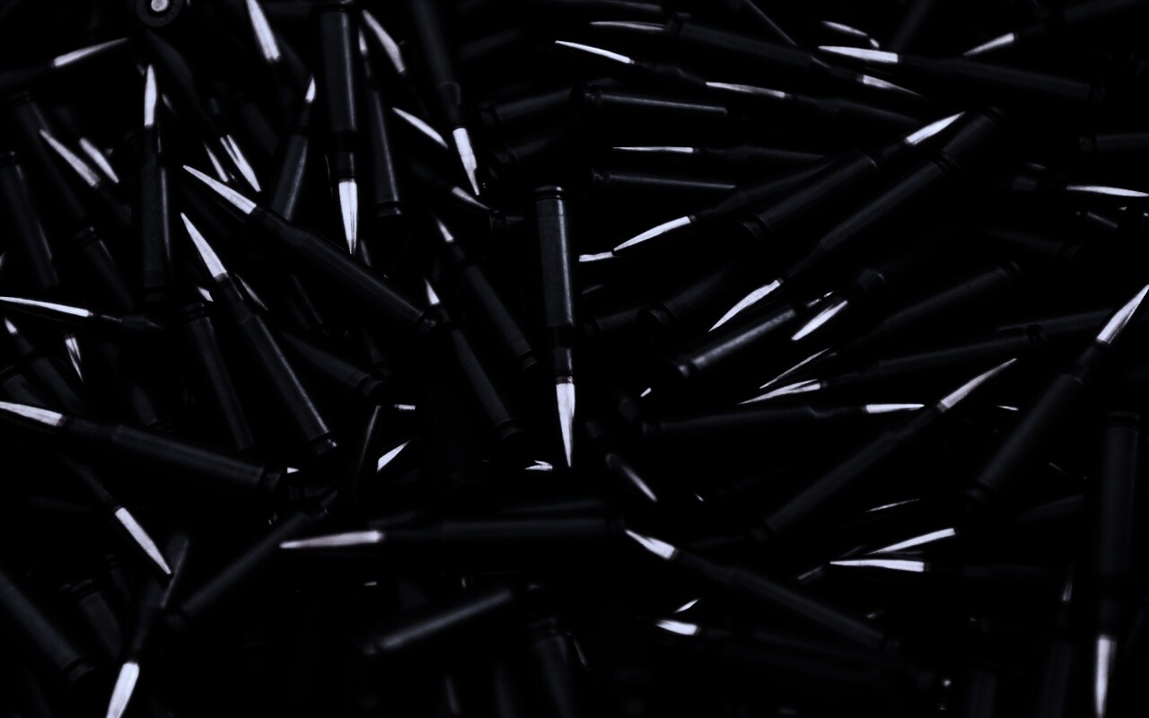 Черные патроны обои