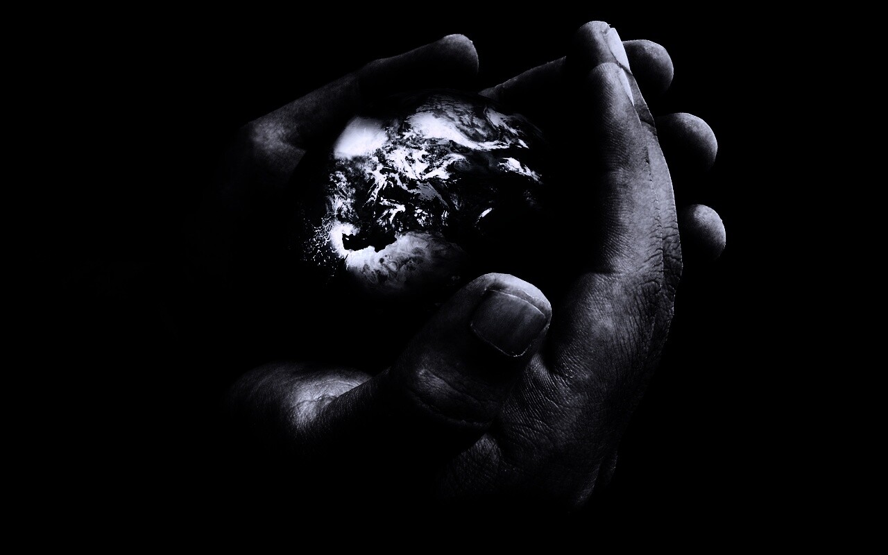 Мир в руках обои