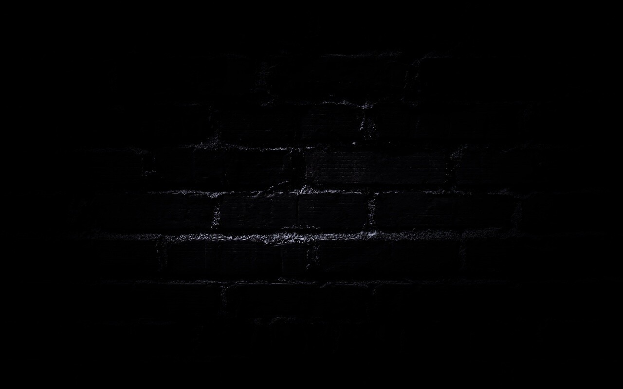 Затемненная кирпичная стена обои