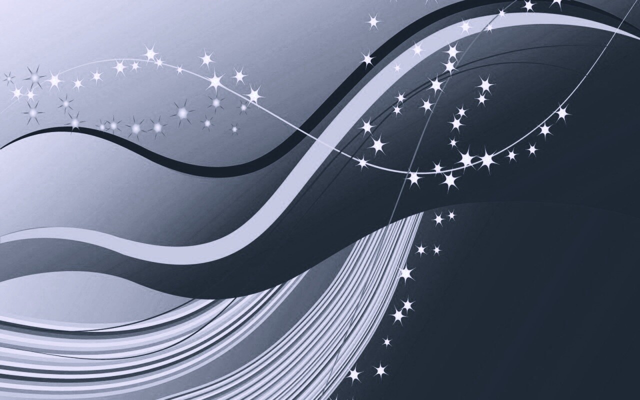 Голубые линие и белые блики обои