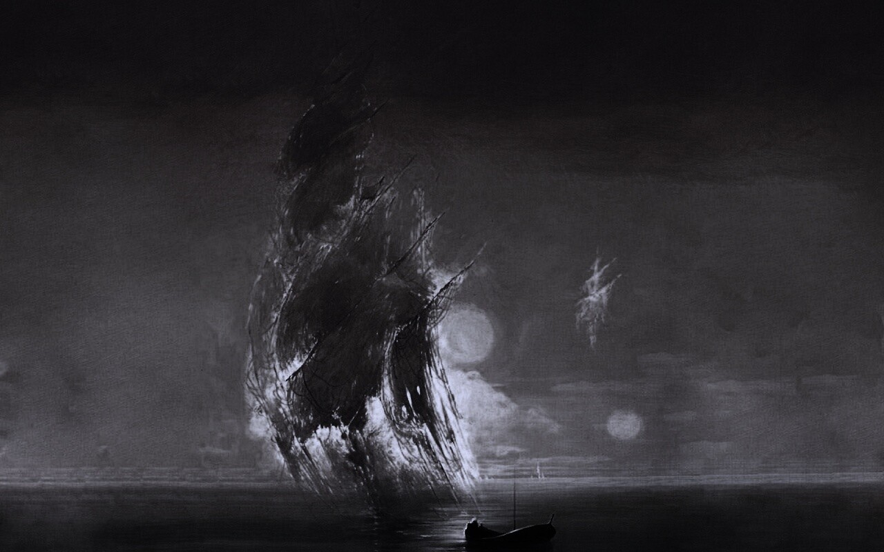 Призрачный парусник обои