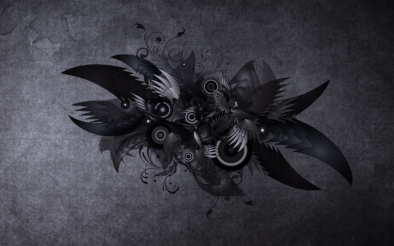 Перья и круги обои