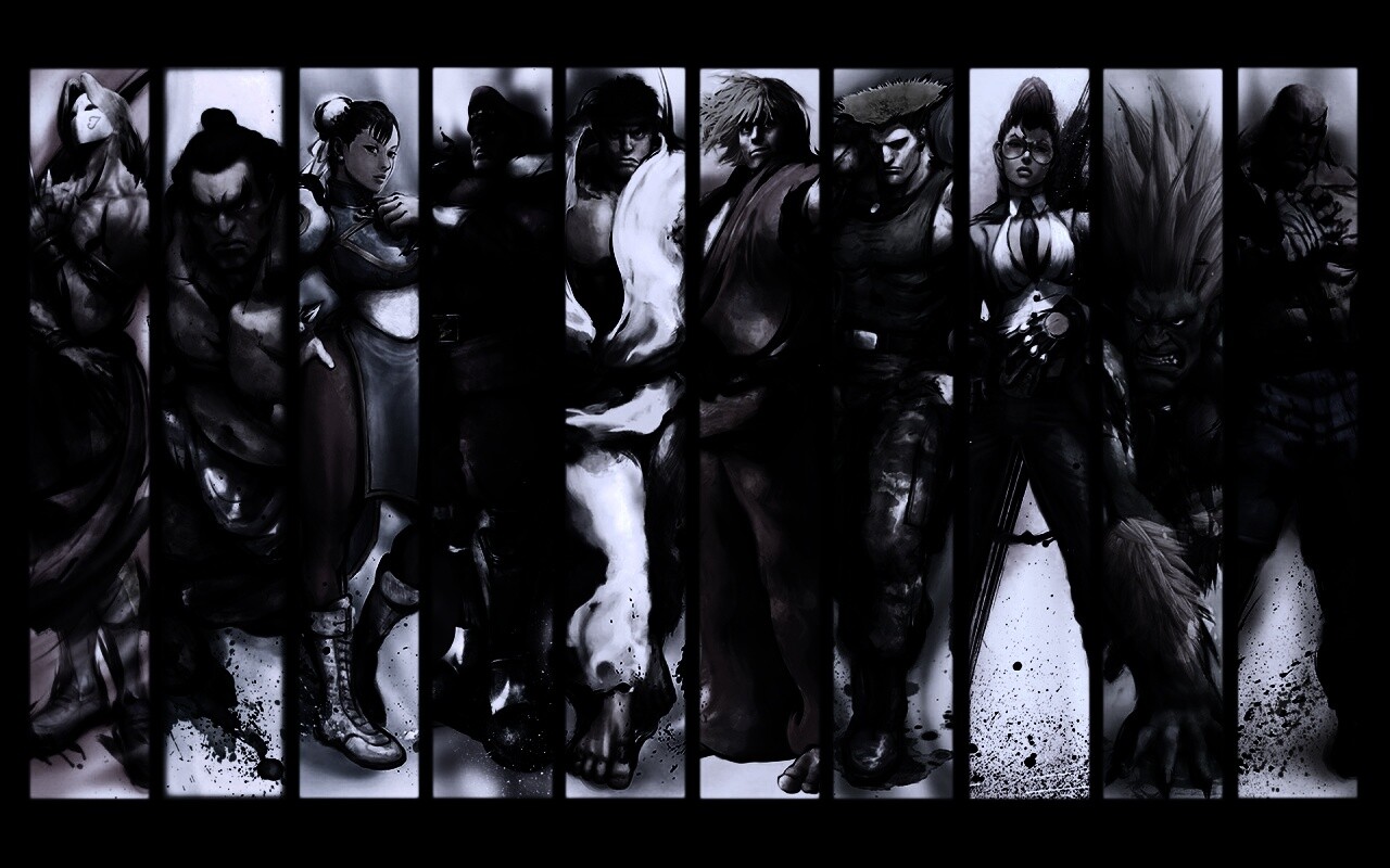 Герои игры Street FIghter обои