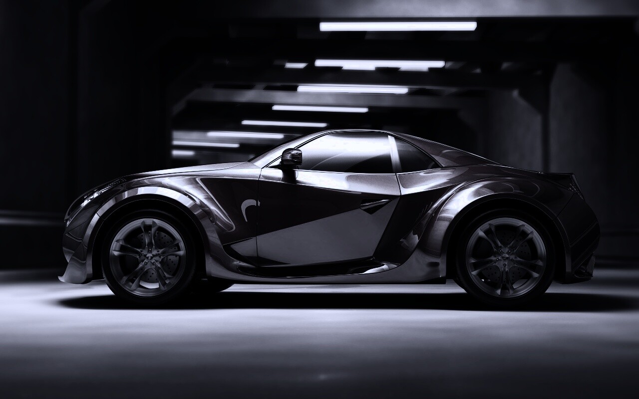 Красный концепт обои