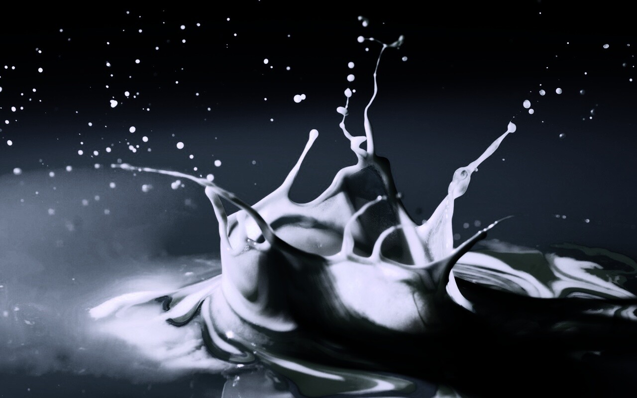 Брызги зеленой краски обои