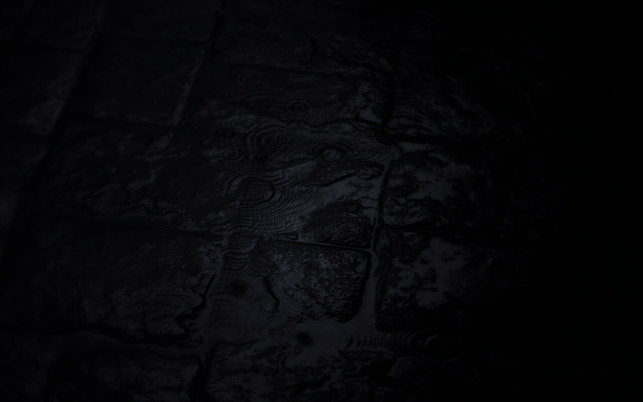 Дождь на мостовой обои