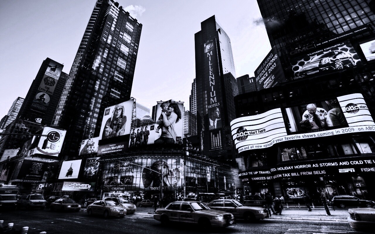 Улицы Нью-Йорка обои