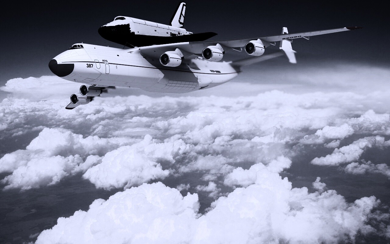 Авиатранспортировка Бурана обои