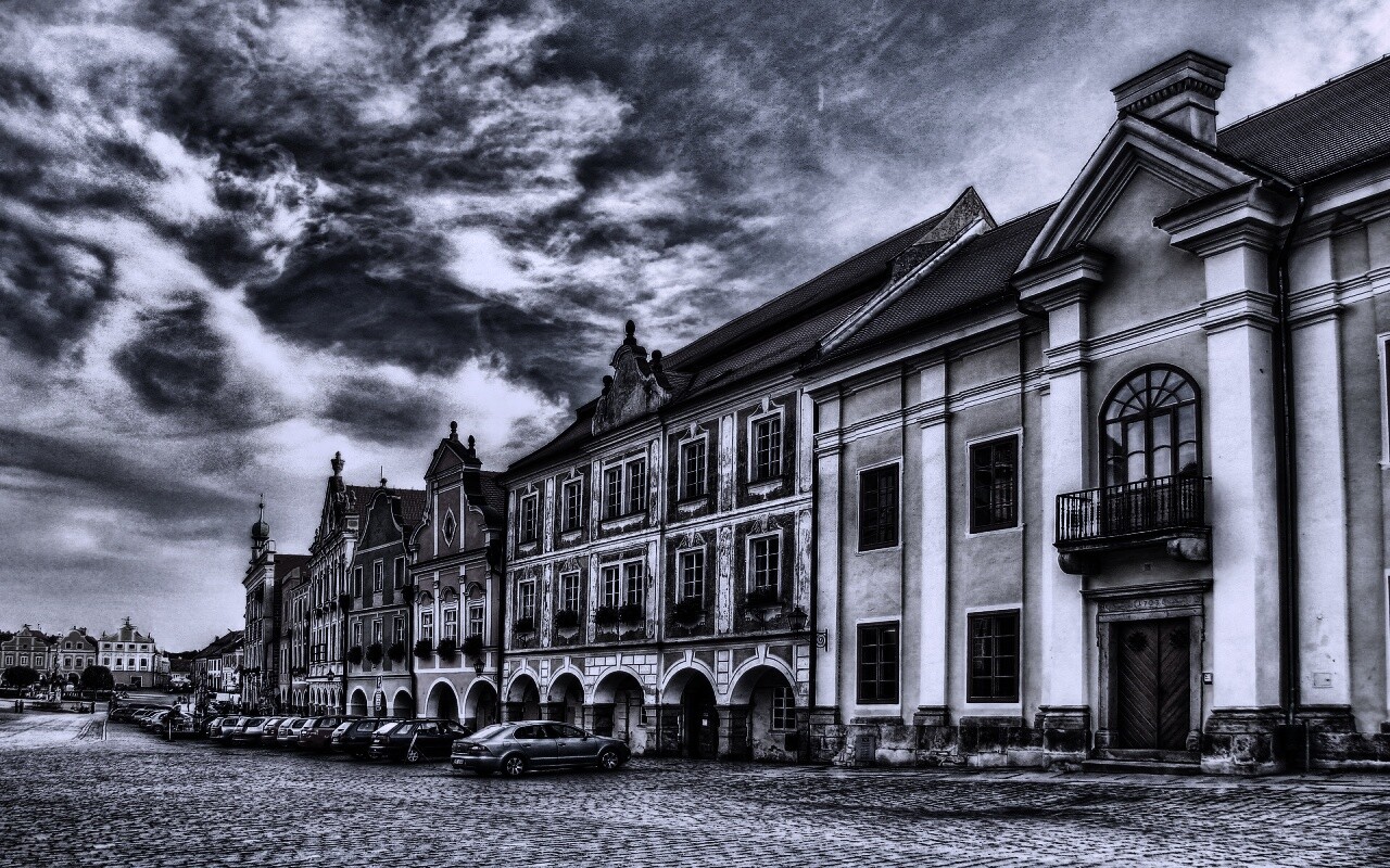 Домики в Чехии обои