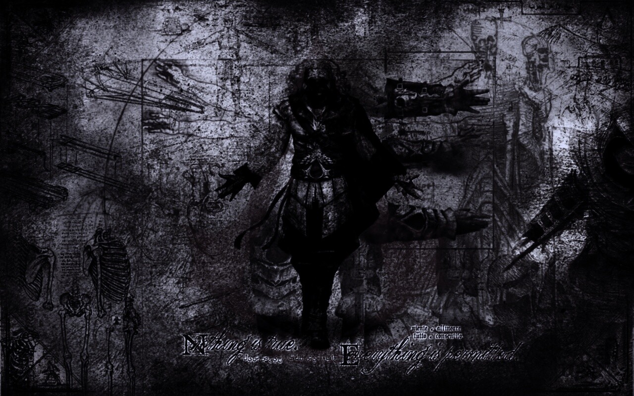 Гравюра Assasins Creed обои