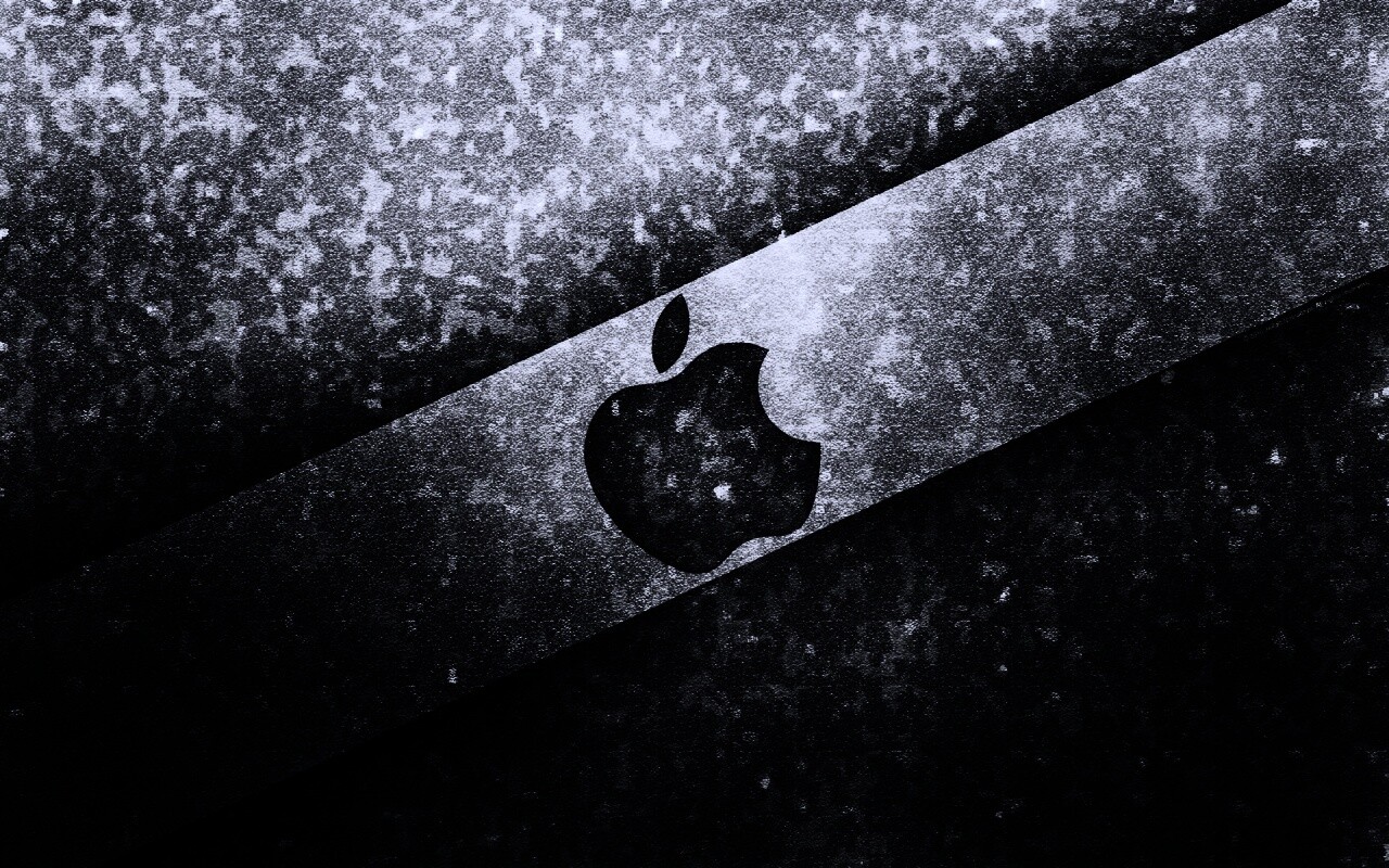 Камуфляжный логотип Эпл обои