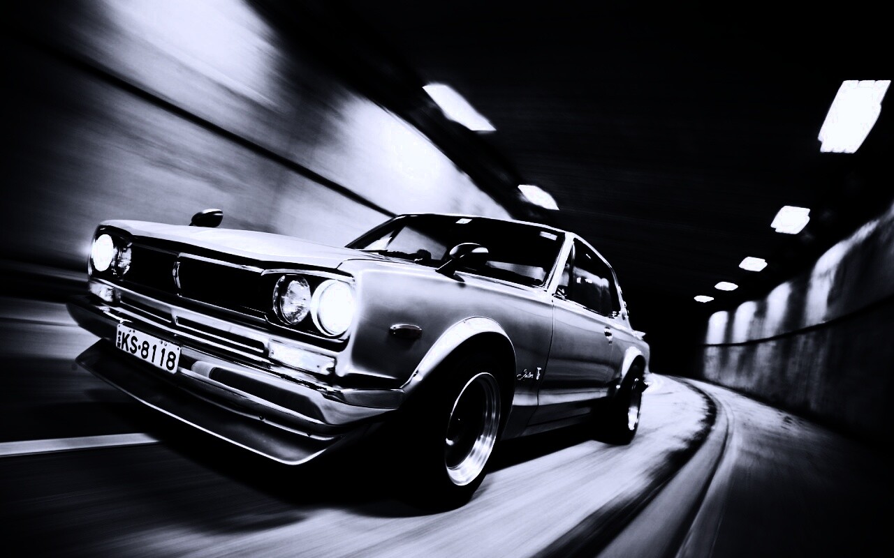 Авто в тоннеле обои