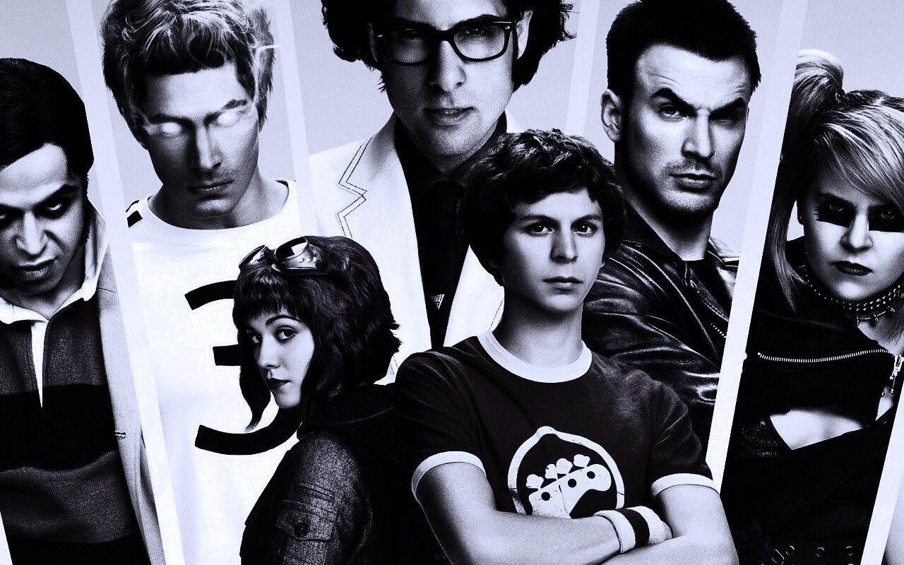 Герои фильма Скотт пилигрим против всех обои