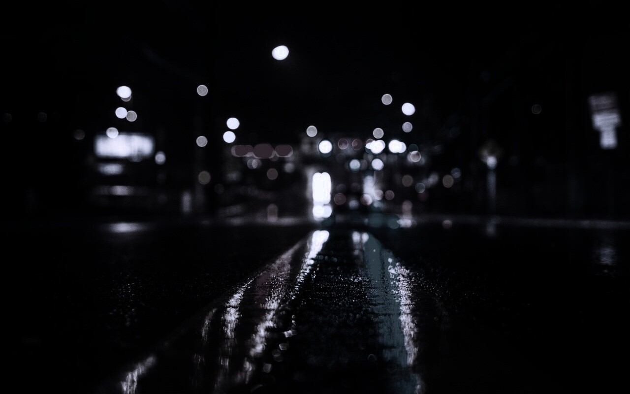 Мокрый асфальт обои