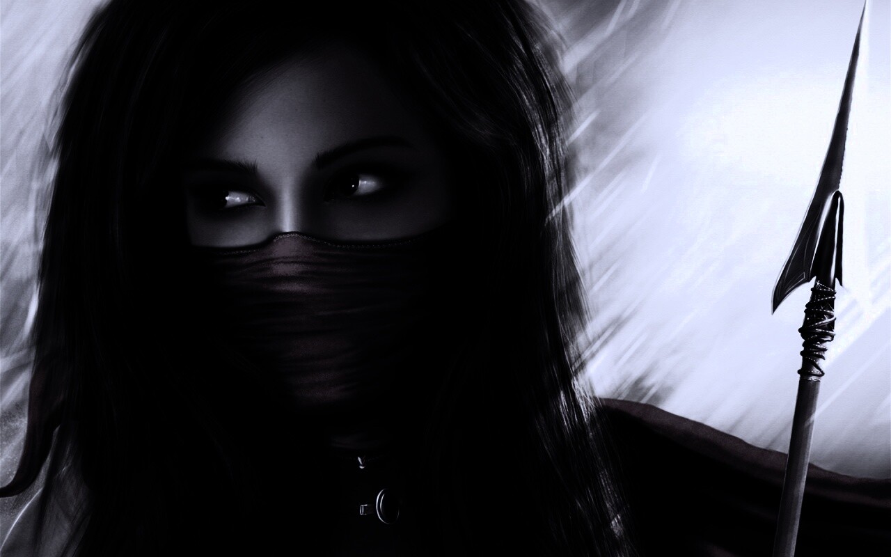 Девушка - ассасин обои