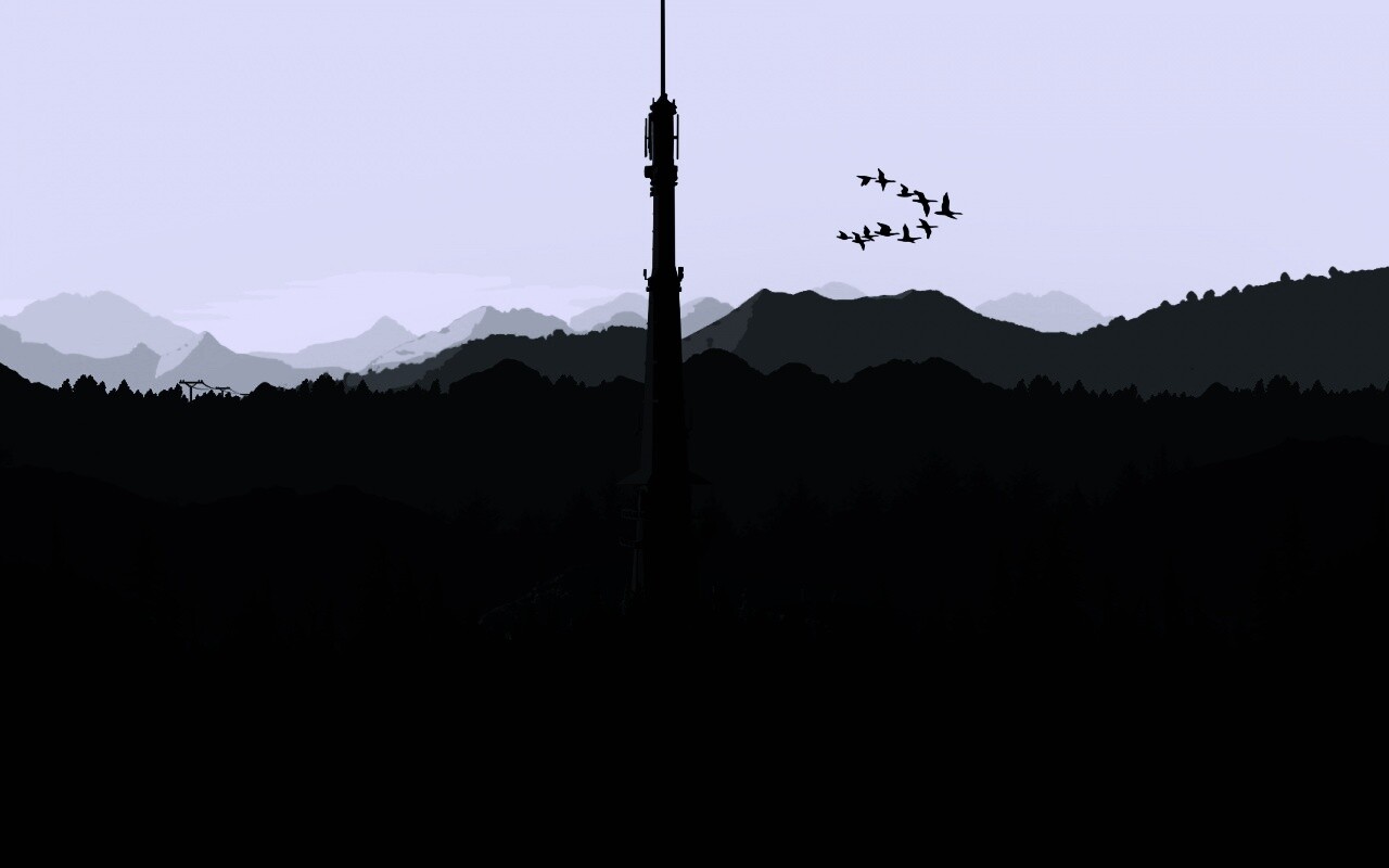 Зеленые горы обои