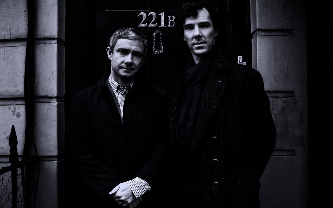 Шерлок и Ватсон обои