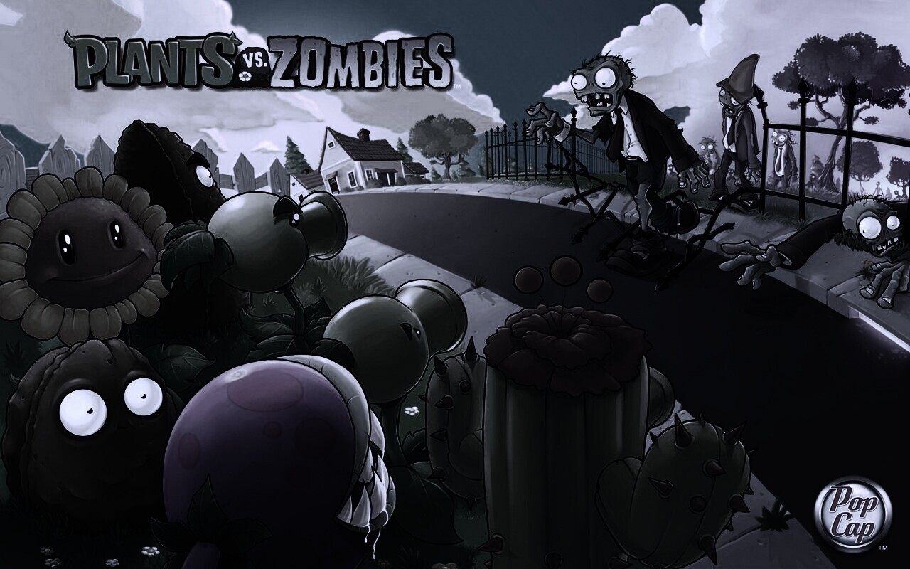 Plants vs zombies обои