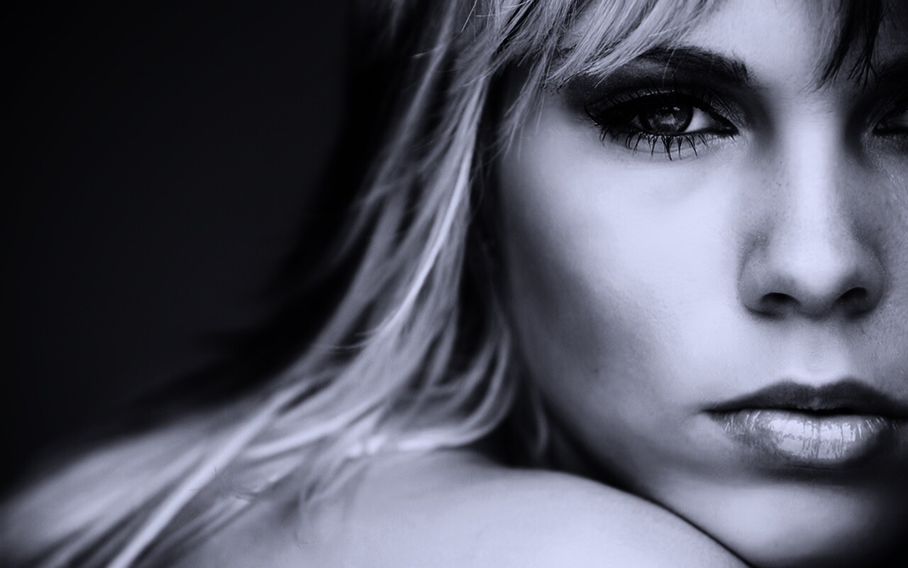 Черно-белое обои