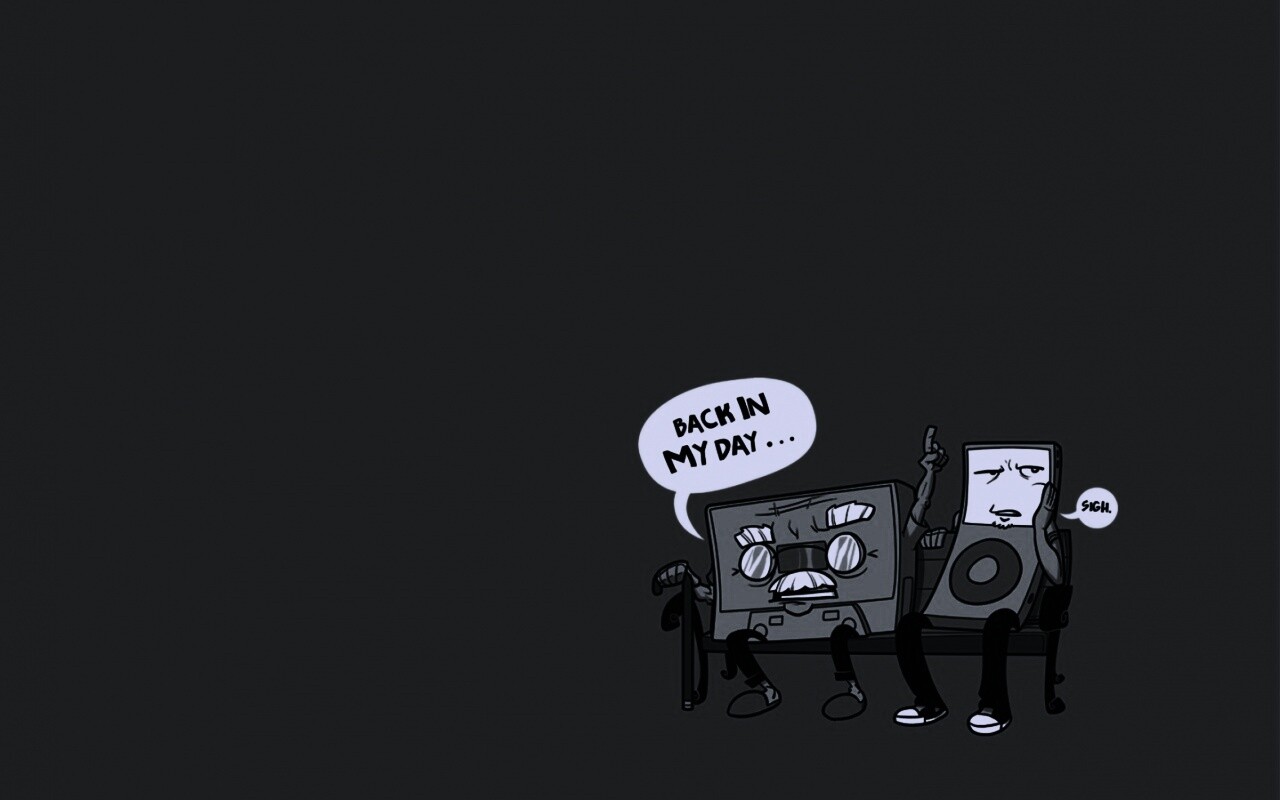 А вот в мои дни... обои