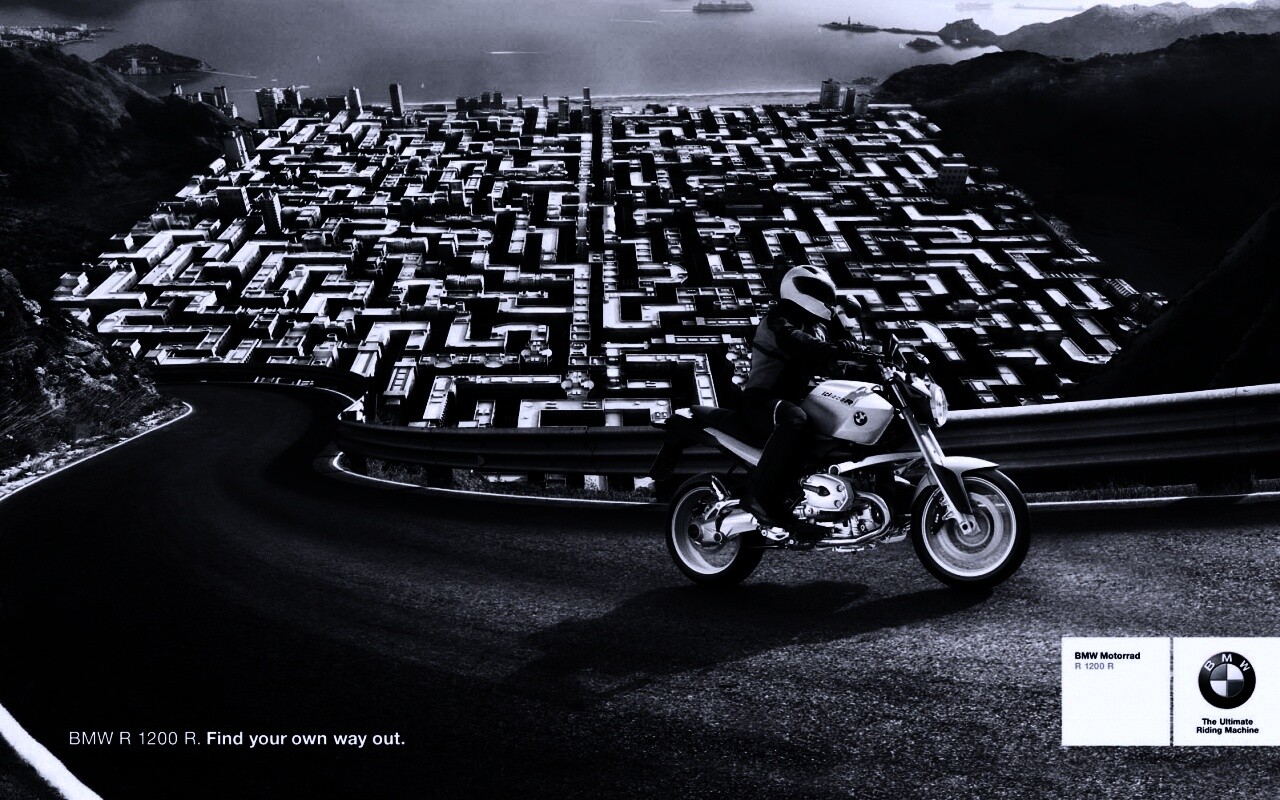 BMW R 1200 R. Найди свой путь наружу. обои