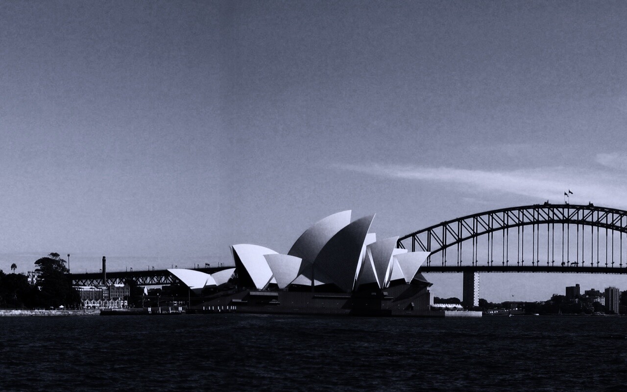 Панорама порта Сиднея обои