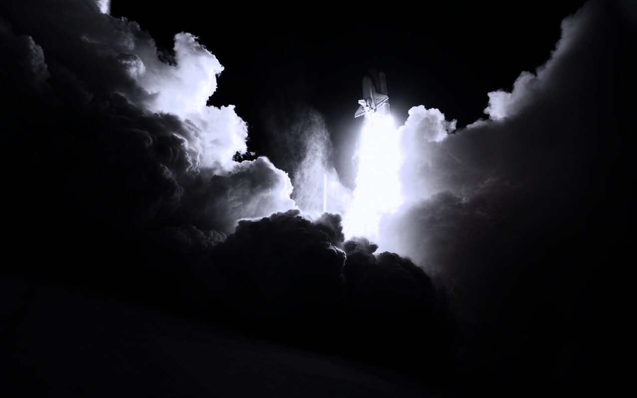 Взлет шатла обои
