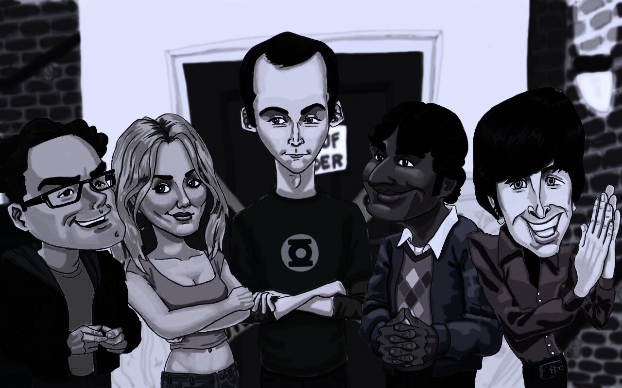 Теория большого взрыва (рисунок) обои