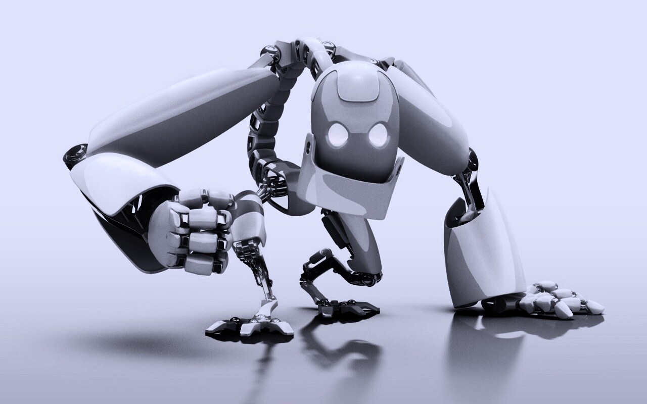 Крадущийся робот обои