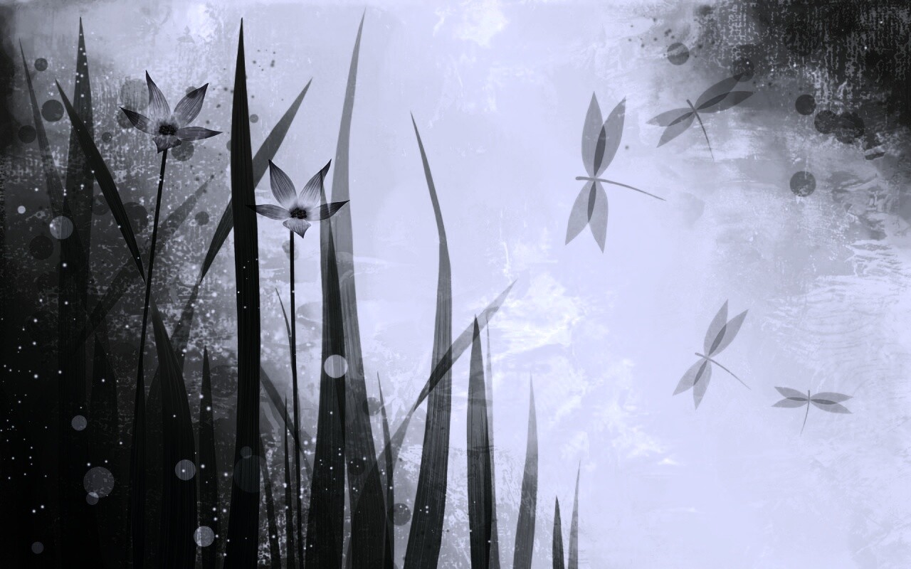 Векторные цветы обои