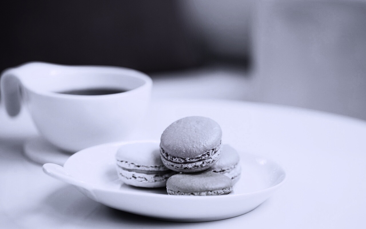 Кофе с пирожным обои