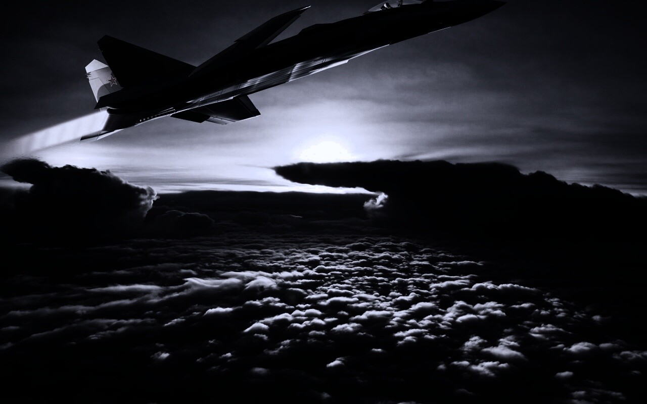 Истребители в небе обои