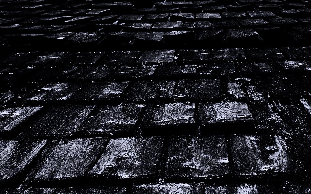 Деревянная крыша обои